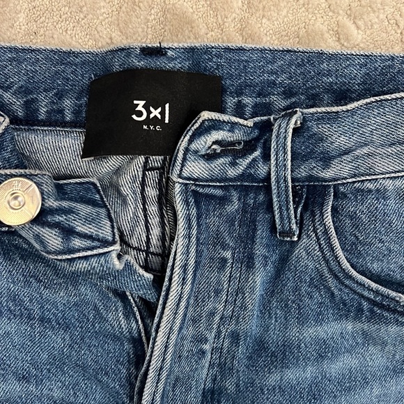 3x1 denim high rise cutoff shorts size 27 - Picture 2 of 5